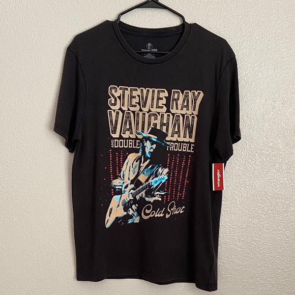Wrangler Black Stevie Ray Vaughan Graphic Tee - Picture 1 of 7
